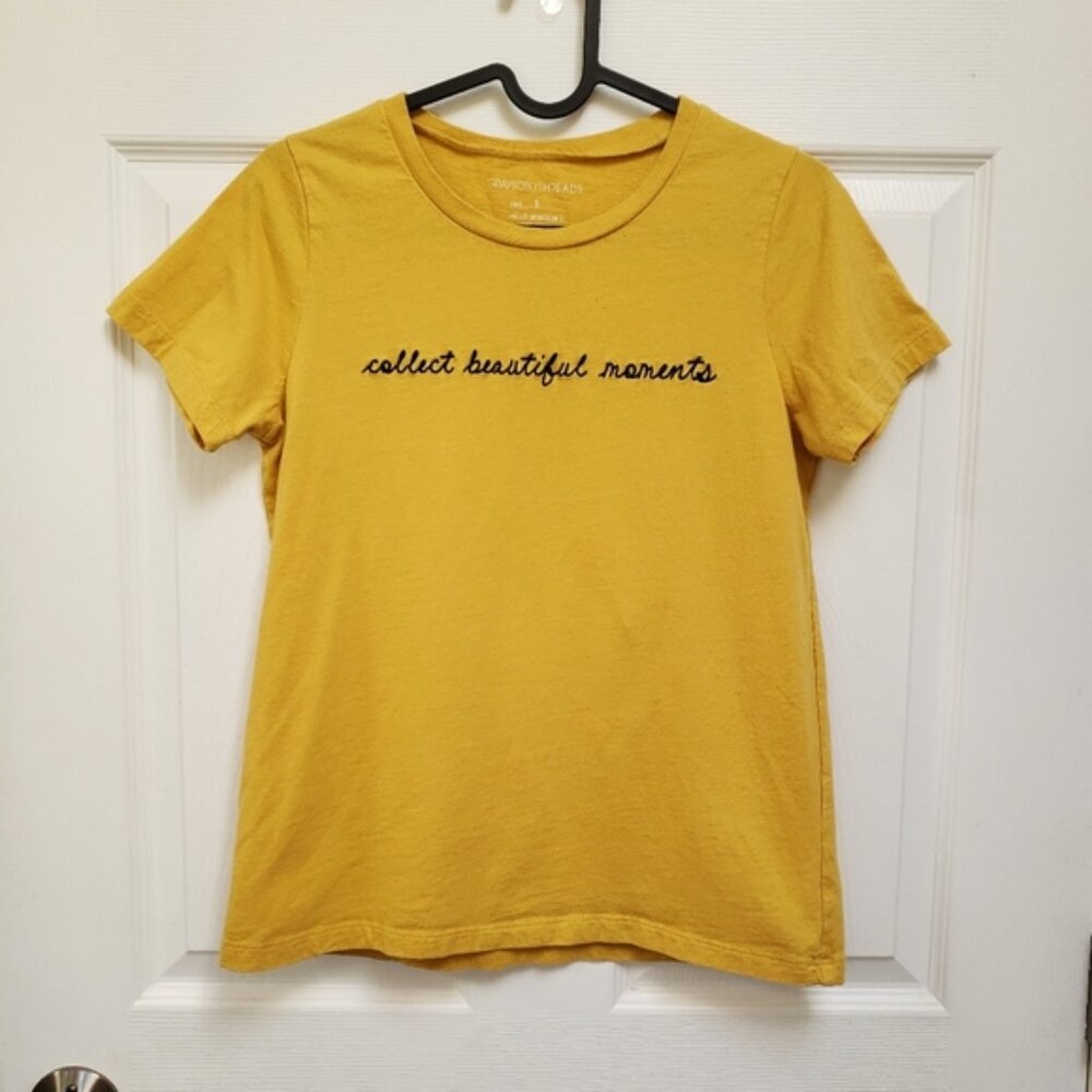 Grayson Threads Yellow Collect Beautiful Moments Short Sleeve T-Shirt